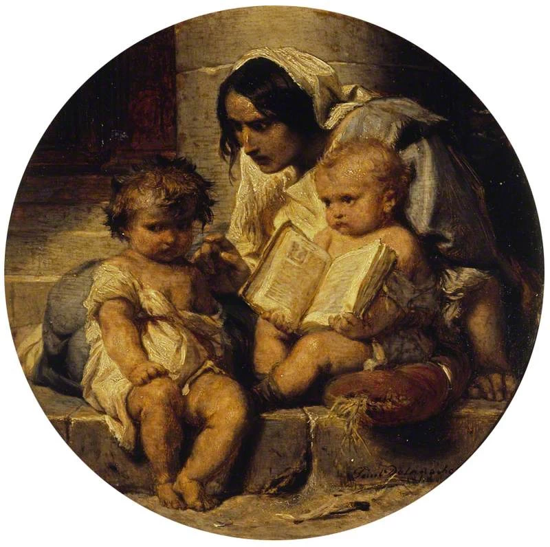 Un bambino che impara a leggere - The Wallace Collection, Londra